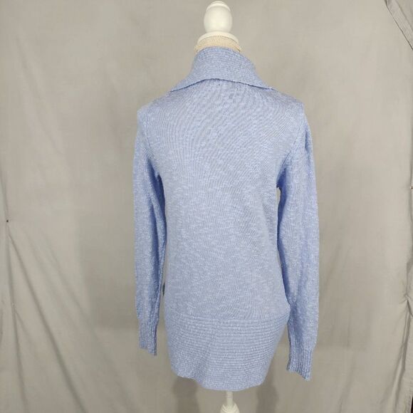 Kenneth Cole Womens Cardigan Open Front Sweater Sze M Light Lavender Purple - Picture 2 of 7